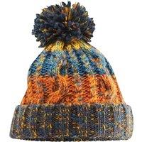 Beechfield Men's Corkscrew Knitted Pom Pom Beanie Hat