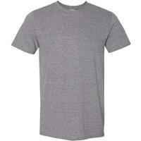 Gildan Men's Short Sleeve Soft-Style T-Shirt in Grey | Size: Large
