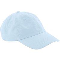 Beechfield Men's Low Profile 6 Panel Dad Cap in Light Blue