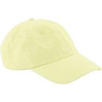Beechfield Men's Low Profile 6 Panel Dad Cap in Yellow