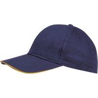 SOL'S Men's Buffalo 6 Panel Baseball Cap in Dark Navy