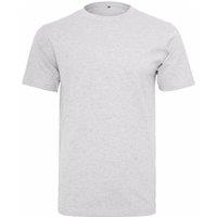 Build Your Brand Men's Short Sleeve Round Neck T-Shirt in White | Size: Large