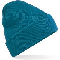 Beechfield Men's Soft Feel Knitted Winter Hat in Teal