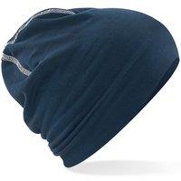 Beechfield Men's Hemsedal Cotton Beanie in Mid Navy