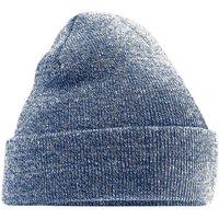 Beechfield Men's Soft Feel Knitted Winter Hat in Dark Navy