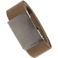 D555 Men's Edward Webbing Waist Belt in Khaki | Size: 2XL