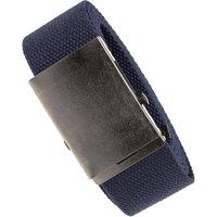 D555 Men's Edward Webbing Waist Belt in Navy | Size: 5XL