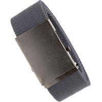 D555 Men's Edward Webbing Waist Belt in Charcoal | Size: 5XL