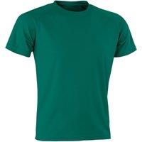 Spiro Men's Aircool T-Shirt in Bottle Green | Size: 2XS