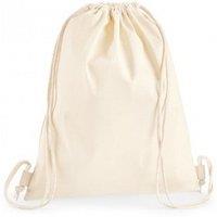 Westford Mill Men's Premium Cotton Gymsac in Natural