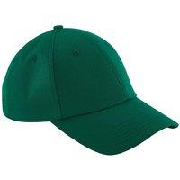 Beechfield Men's Authentic 6 Panel Baseball Cap in Bottle Green
