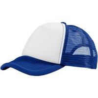 Bullet Men's Trucker 5 Panel Cap in Mid Blue