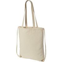 Bullet Men's Eliza Cotton Drawstring Bag in Natural