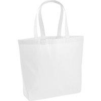 Westford Mill Men's Premium Cotton Maxi Tote Bag in White