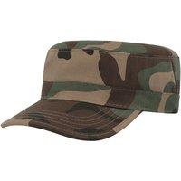Atlantis Men's Tank Brushed Cotton Military Cap in Green