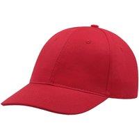 Atlantis Men's Start 6 Panel Baseball Cap in Red