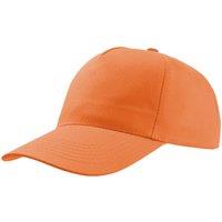 Atlantis Men's Start 5 Panel Cap in Orange