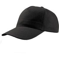 Atlantis Men's Start 5 Panel Cap in Black