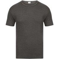 Absolute Apparel Men's Thermal Short Sleeve T-Shirt in Charcoal | Size: XL