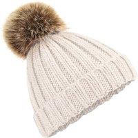 Beechfield Men's Cuffed Design Winter Hat in Beige