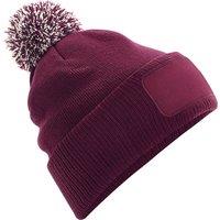 Beechfield Men's Snowstar Printers Beanie in Burgundy