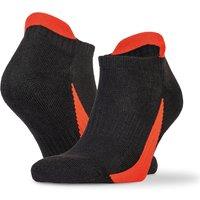 Spiro Men's Sports Trainer Socks (Pack Of 3) in Black | Size: 4-7