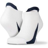 Spiro Men's Sports Trainer Socks (Pack Of 3) in White | Size: 8-11