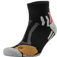 Spiro Men's Technical Compression Sports Socks (1 Pair) in Black | Size: 4-7