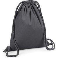 Westford Mill Men's Premium Cotton Gym Sack in Dark Grey