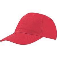 Atlantis Men's Start 6 Panel Baseball Cap Pack of 2 in Red