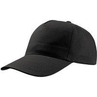 Atlantis Men's Start 5 Panel Cap Pack of 2 in Black
