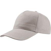 Atlantis Men's Start 5 Panel Cap Pack of 2 in Light Grey