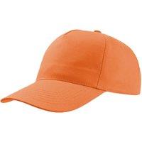 Atlantis Men's Start 5 Panel Cap Pack of 2 in Orange