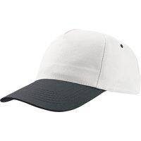 Atlantis Men's Start 5 Panel Cap Pack of 2 in Off-White
