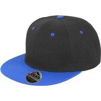 Result Men's Core Bronx Original Flat Peak Snapback Dual Colour Cap Pack of 2 in True Black