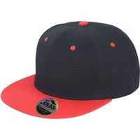 Result Men's Core Bronx Original Flat Peak Snapback Dual Colour Cap Pack of 2 in Black
