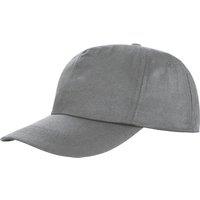 Result Men's Core Houston 5 Panel Printers Baseball Cap Pack of 2 in Mid Grey