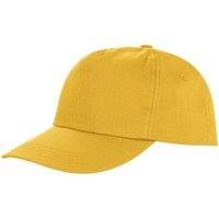 Result Men's Core Houston 5 Panel Printers Baseball Cap Pack of 2 in Yellow