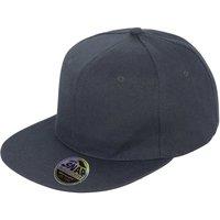 Result Men's Core Bronx Original Flat Peak Snapback Solid Colour Cap Pack of 2 in Black