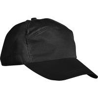 Result Men's Plain Baseball Cap Pack of 2 in Black