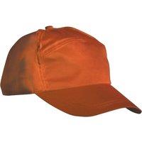 Result Men's Plain Baseball Cap Pack of 2 in Orange
