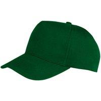Result Men's Core Boston 5 Panel Printers Baseball Cap Pack of 2 in Bottle Green