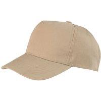 Result Men's Core Boston 5 Panel Printers Baseball Cap Pack of 2 in Khaki