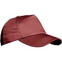 Result Men's Plain Baseball Cap Pack of 2 in Burgundy
