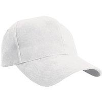 Result Men's Pro Style Heavy Brushed Cotton Baseball Cap Pack of 2 in White