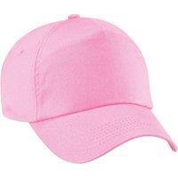 Beechfield Men's Plain Original 5 Panel Baseball Cap Pack of 2 in Pale Pink