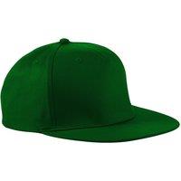Beechfield Men's 5 Panel Retro Rapper Cap Pack of 2 in Bottle Green