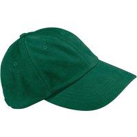 Beechfield Men's Low Profile Heavy Brushed Cotton Baseball Cap Pack of 2 in Pale Green