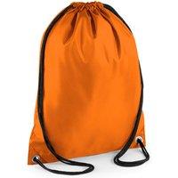 Bagbase Men's Budget Water Resistant Sports Gymsac Drawstring Bag (11 Litres) Pack of 2 in Orange
