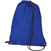 Bagbase Men's Budget Water Resistant Sports Gymsac Drawstring Bag (11 Litres) Pack of 2 in Royal